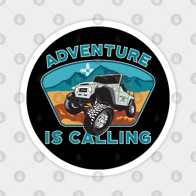 Adventure is Calling Magnet by Bulloch Speed Shop